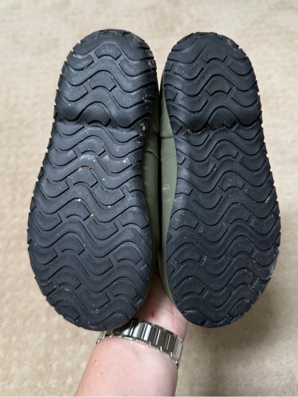 Bogs Kids Olive Green Pull-On Rain Boots - Picture 5 of 8